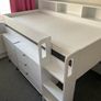 Childrens High Sleeper Bed with Desk and Storage Image 2