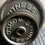 130kg deep dish 90s Olympic cast iron weight plates Image 6