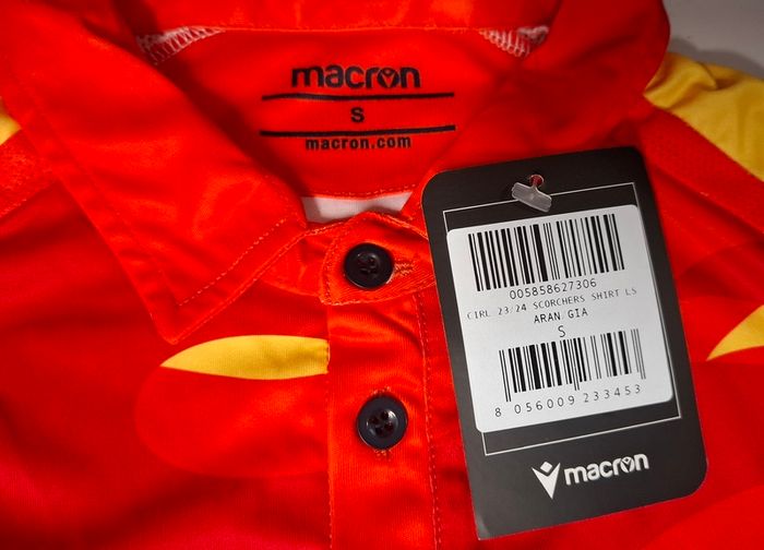 Cricket Ireland (Brand New with Tags) Macron Super Series Cricket Jersey (Adult Small) FREE POST