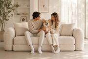 Softy compressed Pull Out Sofa Bed - Beige