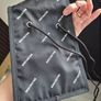 Balenciaga Nylon Allover Logo Small Explorer Crossbody Pouch Image 5