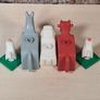 Vintage Lego Duplo Farm Animals Horse Sheep Cow Chickens Image 7