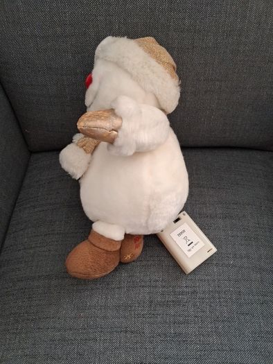 Christmas musical soft toy.