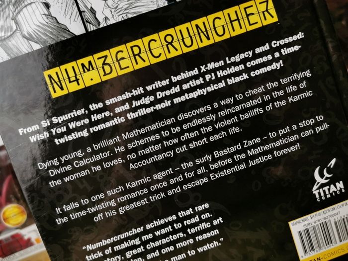 Number Cruncher ! Graphic Novel ! Hardcover ! 2014 ! by Titan Comics !