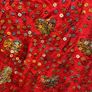 Girls Red Long Sleevwd Tshirt Image 2