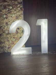 LED Light Up numbers for sale