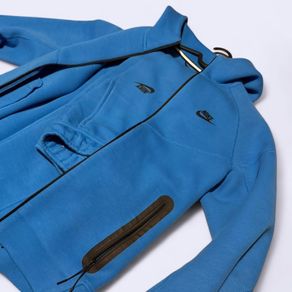 Blue Nike tech fleece tracksuit (Small)