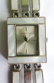 Vintage Ladies' watch  abalone and mother of pearl (works well)