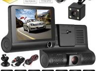 main image for ad Dual Lens 1080P HD Car DVR 4 Inch Rear view Video Dash Cam Recorder Camera Gsensor