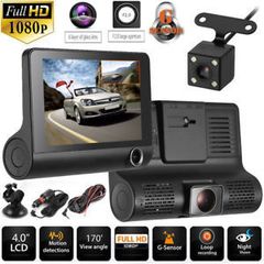 Dual Lens 1080P HD Car DVR 4 Inch Rear view Video Dash Cam Recorder Camera Gsensor