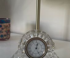 waterford crystal clock