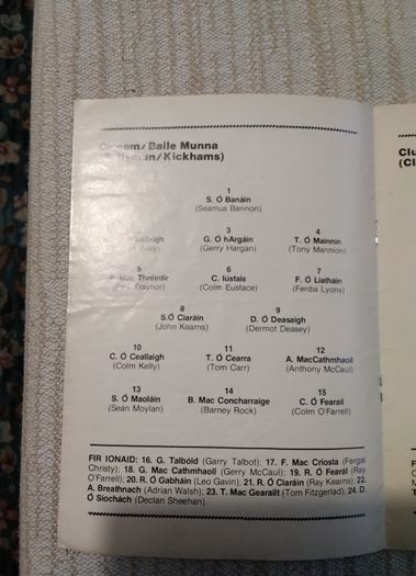 Dublin   Gaa Programme
