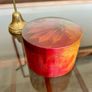 Vintage German Wooden Hand Painted Lacquered Jewellery Trinket Box Ring Box Image 8