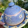 Glazed Stoneware Butter Dish Image 7