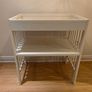 sleigh-style  baby crib and changing table Image 9