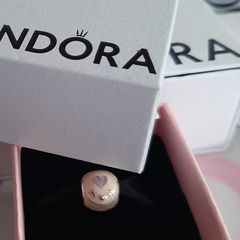 new genuine pandora Mum pink enamel charm