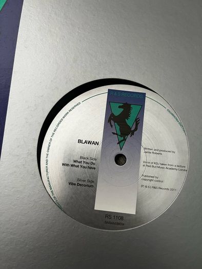 Blawan - what you do with what you have 12" vinyl
