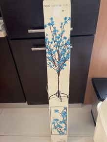 NEXT 160 light blossom tree with metal stand.