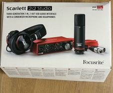 Focusrite songwriter/podcast equipment