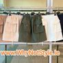 Cargo cream skirt with pockets Image 2