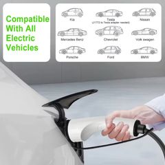 EV Portable Charger Type2 Connector 13A-16A 1Phase 3KW 5m Wallbox Charging Station for Electric Vehicle