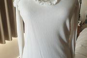 Lipsy cream cold shoulder top uk10