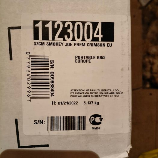 Weber smokey joe premium charcoal BBQ