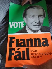 original charles  haughey election  poster