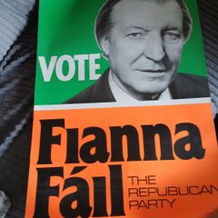 original charles  haughey election  poster
