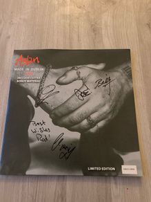 Aslan Signed Gatefold 12" - Extremely Rare Made In Dublin