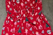 M&amp;S girl Christmas dress 6-7 years