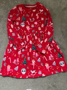 M&S girl Christmas dress 6-7 years