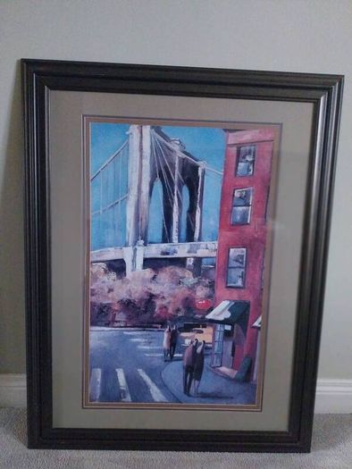 Vintage artwork and frames