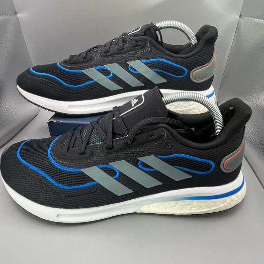 Adidas Mens Supernova Running Black Trainers [FW1197] VGC UK 9 EU 43 1\3