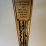 Vintage Mid Century Key Shaped Wooden Wall Mounted Key Holder 1950s Image 6