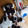 Taekwando protective gear - child. Arm guards, shin and foot guards, chest guard and head gear. Image 4
