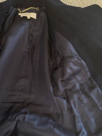 Hobbs Navy Blue Top Quality Blazer / Jacket with Gold Buttons - Size 8
