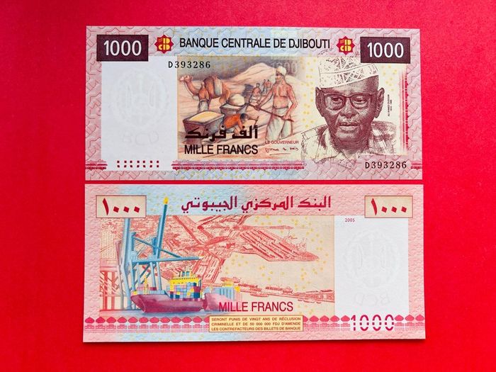 Djibouti  1,000 Francs  2005    ( Uncirculated ) Pick 42a