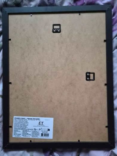 E.T. framed poster