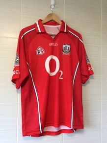 Cork Jersey. All Ireland Hurling Champions 2004 And 2005. Official Oneills Mens Home Jersey. Original From The Time. Not A Modern Remake.