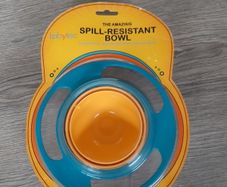 Amazing non-spill 360 - Degree rotating baby bowl. Seeing is believing! Job lot available. Rrp 8.99 euro