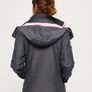 Brand new Superdry Women's Hooded Windbreaker Arctic Hooded cliff Hiker Grey pink lining Jacket size S UK10 EU38 Postage included Image 5