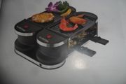 raclette grill with natural stone