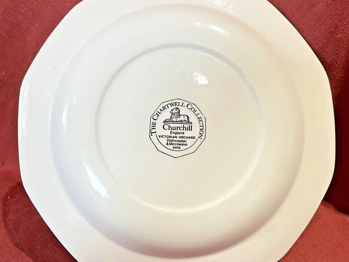 Churchill Dinner 2 X Plate 26.5cm The Chartwell Collection "Victorian Garden"