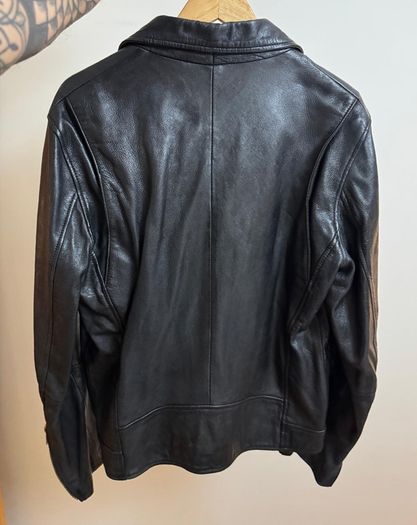 Zara Genuine Leather Mens Jacket Size M Like New