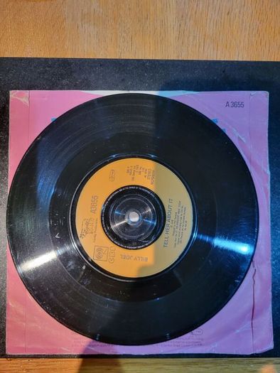 Billy Joel Tell Her About It Easy Money picture sleeve 7 inch vinyl