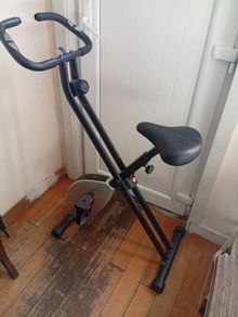 folding exercise bike