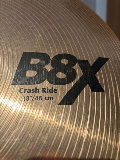 Sabian B8X 18" crash ride