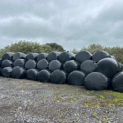 Round silage bales