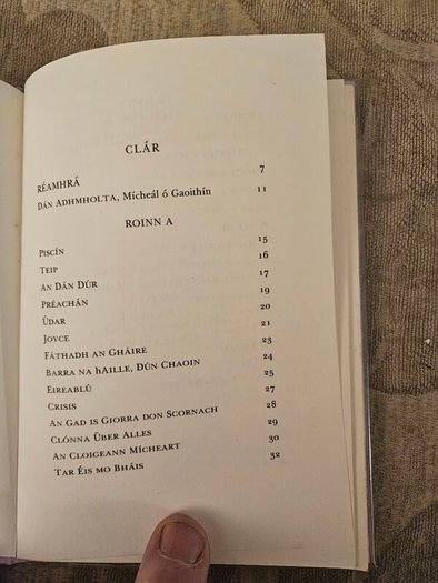 Tar Eis Mo Bhais. Sean O Riordan. The Final Book Of Poetry By The Author. First Edition Hardback With Dustjacket In Good Condition.  See Photos For Same.